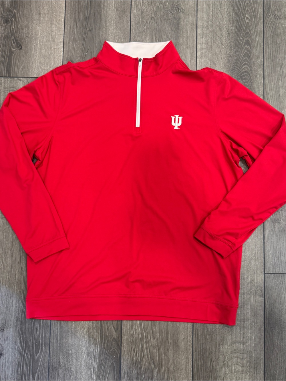 Rhoback Red Indiana University quarter zip sweatshirt in XL ONLY WORN 3 times